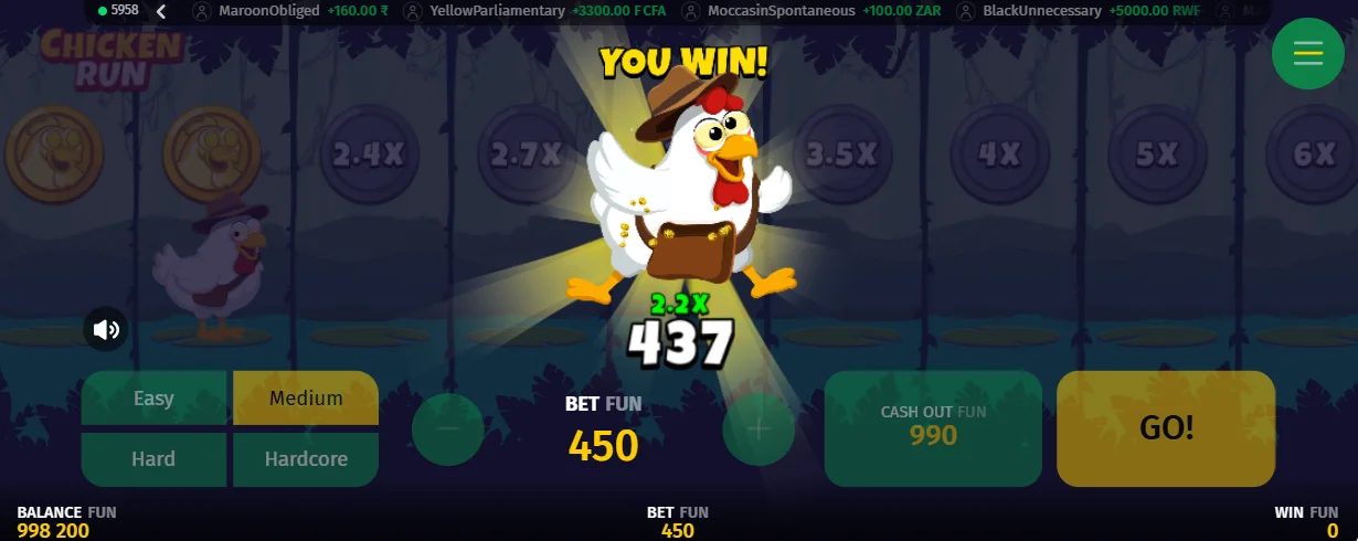 Chicken Run Demo