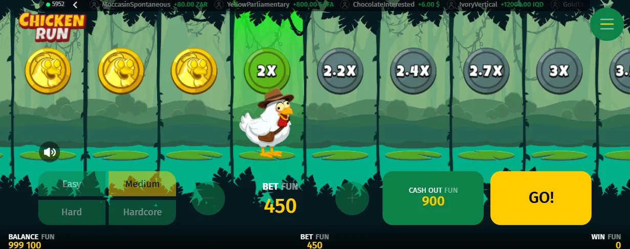 Spiel Chicken Run